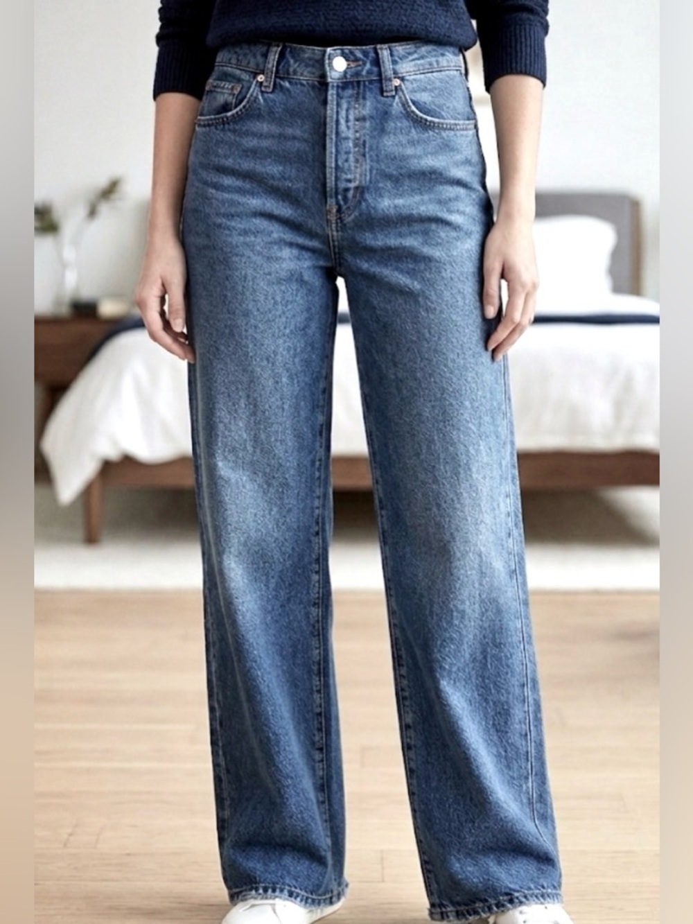 Garage blue wide leg jeans size 7